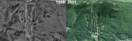 Big Rock Aerial Imagery, 1996 vs. 2011