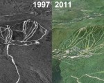 Sunday River Aerial Imagery, 1997 vs. 2011