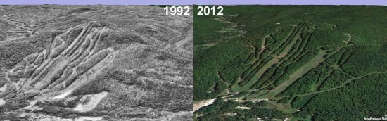 Berkshire East Aerial Imagery, 1992 vs. 2012