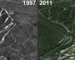 Jiminy Peak Aerial Imagery, 1997 vs. 2011