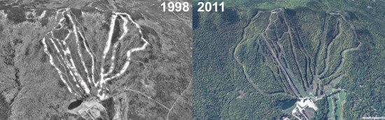 Ragged Mountain Aerial Imagery, 1998 vs. 2011