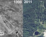 Temple Mountain Aerial Imagery, 1998 vs. 2011