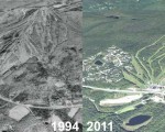 Bromley Mountain Aerial Imagery, 1994 vs. 2011