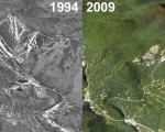 Killington Aerial Imagery, 1994 vs. 2009
