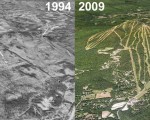 Okemo Aerial Imagery, 1994 vs. 2009