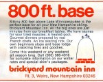 1971-72 Eastern Ski Map
