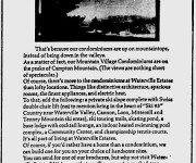 Waterville Estates Ad in the February 7, 1973 Nashua Telepgraph