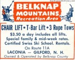 1956-57 Eastern Ski Map