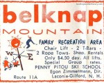 1961-62 Eastern Ski Map