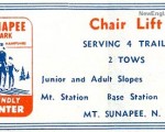 1952-53 Eastern Ski Map