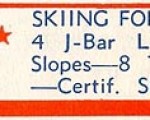 1953-54 Eastern Ski Map