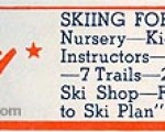 1956-57 Eastern Ski Map