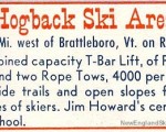 1956-57 Eastern Ski Map