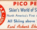 1953-54 Eastern Ski Map