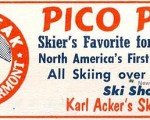 1956-57 Eastern Ski Map