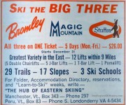 1962-63 Eastern Ski Map